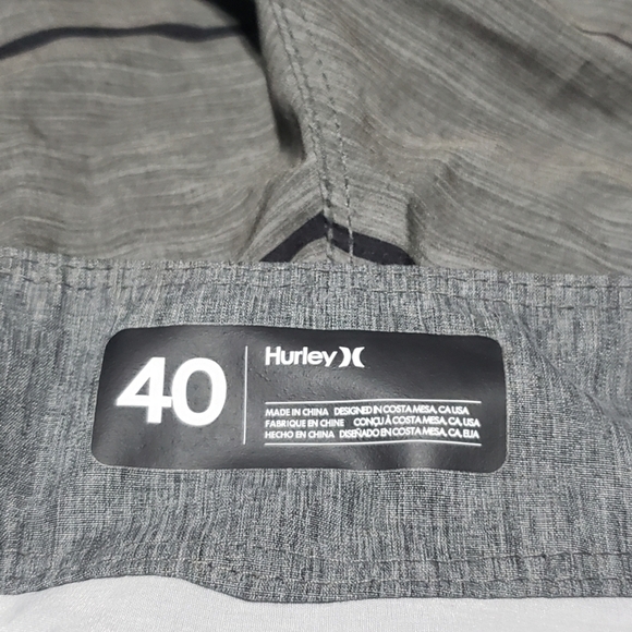 Hurley Charcoal Board Shorts - Picture 3 of 3